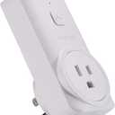 DIGITEN Wireless Temperature Controlled Outlet, Digital Plug-in Thermostat with Remote Control, Built-in Temp Sensor, Heating & Cooling for A/C, Fans, Heaters (Remote Detects Temperature)