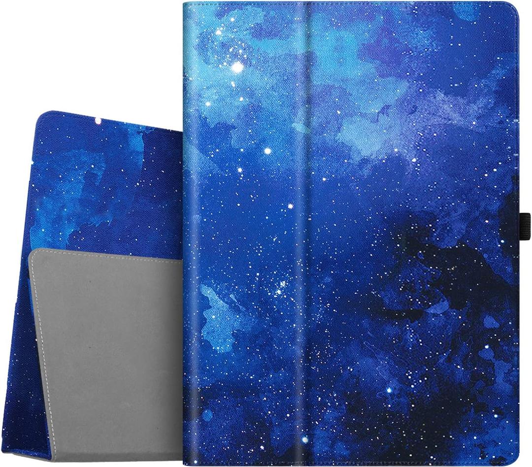 Fintie Folio Case for iPad Pro 12.9 (2nd Gen) 2017 / iPad Pro 12.9 (1st Gen) 2015 - [Corner Protection] Premium PU Leather Smart Stand Protective Cover with Auto Sleep/Wake (Starry Sky)