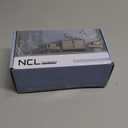 NCL Black Door Knobs, Door Knob Interior, Porcelain Round Door Levers, Antique Brass Privacy Door Handles, Door Locks for Bedroom and Bathroom