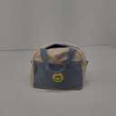 Kids Lunch Bag Lunch Box for Teen Girls Boys Back to School, Cute Preppy Lunchbox With Adjustable Shoulder Strap, Insulated Corduroy Lunch-Boxes Lunch-Bags for Women Work Picnic (Blue)