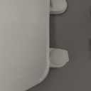 Residential Open Front Plastic Round Toilet Seat
, 14×15 inch