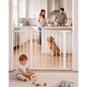 Sekey Baby Gate for Stairs, 30-46" No Drilling Kid Gate with Auto Close