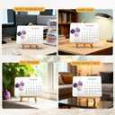 2PC Plantable Seed Calendar 2026, Eco-Friendly Plantable Love Seed Calendar 2026, Perfect Modern Greening Calendars Planner, Month Biodegradable Paper Planner, for Garden and Decor