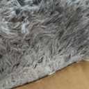 Ophanie Tie-Dyed Grey&White 8x10 Area Rugs for Living Room, Large Shag Bedroom Carpet, Big Indoor Thick Soft Nursery Rug, Fluffy Carpets for Boy and Girls Room Dorm Home Decor Aesthetic