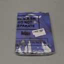 Hillban 12 Pcs Snowflake Christmas Medium Gift Bags with Ribbon Handles Christmas Holiday Goody Treat Bags Bulk with Xmas Prints for Xmas New Year Winter Party, 9 x 7 x 4 in