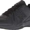 New Balance Women's 608 V5 Casual Comfort Cross Trainer (8.5 Black/Black)