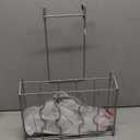 Simple Houseware Over Cabinet Door Organizer, Silver