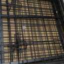 Feandrea 42.1 Inch Heavy Duty Dog Crate, Metal Escape Proof Kennel with Double Doors and Convenient Feeding Door, Removable Tray, Easy to Clean, XL Pet Crate for Large and Medium Dogs, Black