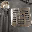 CHULUX Slim Espresso Machine with Milk Frother, 20 Bar Professional Italian Pump Espresso Coffee Machine for Home Cappuccino & Latte Maker, Stainless Steel, Creamy