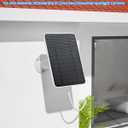Solar Panel Charger Compatible with Arlo Essential 2K Outdoor(2nd Gen)/Essential XL Camera(2nd Gen)/Essential Spotlight, 5W Solar Panel with IP65 Waterproof 10ft Micro USB-C Cable & Wall Mount, 2 Pack