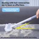 Multifunctional Pet Hair Remover, 4 in 1 Dog Hair Remover, 2 Pcs Carpet Scraper, Reusable Cat Hair Remover for Cat and Dog, Adjustable Lint Brush for Carpet, Sofa,Bedding, Clothes and Furniture