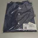 Amazon Essentials Men's Slim-Fit Short-Sleeve Poplin Shirt (Blue, XXXL)