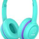 Kids Headphones, Wired Headphones for Kid with Safe Volume Limiter, Kid Headphone with Cord 3.5mm Jack, On-Ear Girls Boys Toddler Headphone for School  (Green)