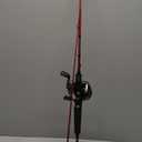 One Bass Fishing Rod and Reel Combo, IM7 Graphite 2 Pc Blank Baitcasting Combo, Spinning Rod with Super Polymer Handle (6'0"-M-Fast, Red- Casting- Right Handed)