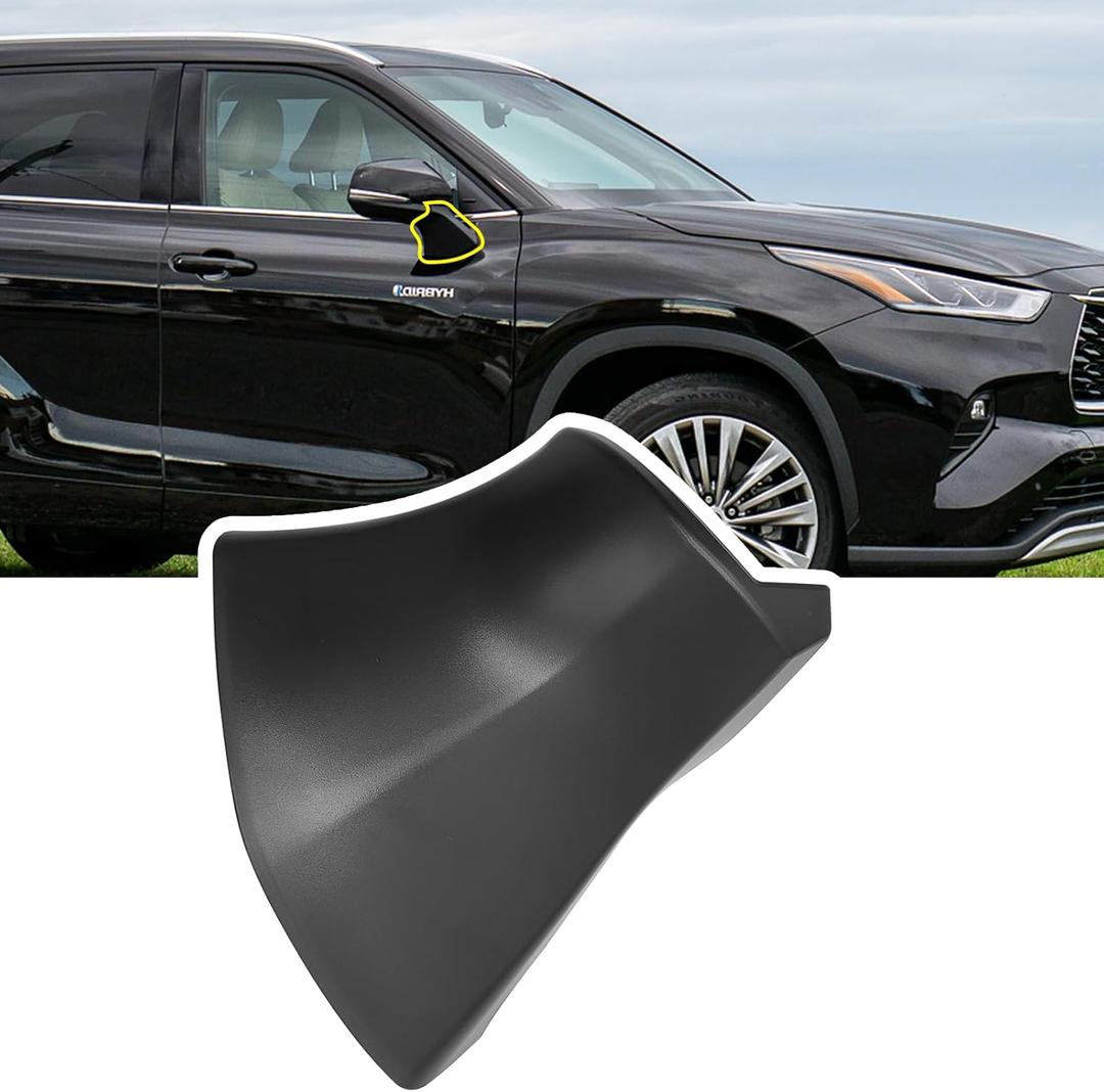 Jaronx Compatible with Toyota Highlander Side Mirror Triangle Base Cover 2020-2024, for Highlander Passenger Side Rearview Mirror Bottom Base Cover (NOT FIT Grand Highlander) (Right Side)