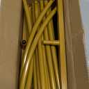 Metal Arch Backdrop Stand 7.2FT Gold Wedding Balloon Arched Backdrop Stand Square Arch Frame for Birthday Party Bridal Baby Shower Ceremony Decoration