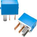 2 Pack AC Relay Air Conditioning 12V 4 pin Replacement for 90987-02027 90080-87026 Compatible with Toyota Lexus and Scion 1997-2014 Vehicles for Automotive Electrical Systems