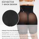 SHAPELLX Shapewear for Women Tummy Control Underwear High Waist Butt Lifting Shorts Seamless Slimmer Womens Body Shaper (Black, M)