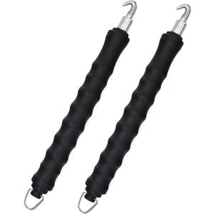 Rebar Wire Twister, Tie Wire Twister Tool Hand Steel Tie Tool Pull Tie Wire Twister,Automatic Concrete Metal Wire for Fence Twisting (Black, 2 Pack)
