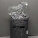 Bedsure Oversized King Comforter Set - Charcoal Grey Soft Bedding for All Seasons, Cationic Dyed Bed Set, 3 Pieces, 1 Oversized King Size Comforter (120"x 98") and 2 Pillow Shams (20"x 36"+2")