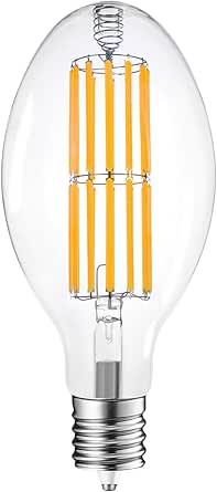 ANWIO LED ED37 Filament Brightness Bulb, 54W(300W Incandescent Equivalent) Nondimmable 5000K Daylight White with EX39 Extended Mogul Base, 8000Lm Alternative for HID/HPS/Metal Halide Bulb