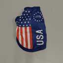 American Flag Inspired Dog Vest: Perfect Dog Shirt, Ideal Tank Top for Everyday Wear, Independence Day Celebrations Quality Materials for a Cute and Stylish Look Blue USA XS