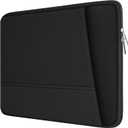 TEDNETGO Laptop Sleeve 15.6 inch, Upgrade Sturdy Portable Monitor Computer Laptop Case, Carrying Sleeve Bag Briefcase Bag 15.6'' with Pockets for MacBook PC Mac HP Lenovo Dell Asus Xbox Switch, Black