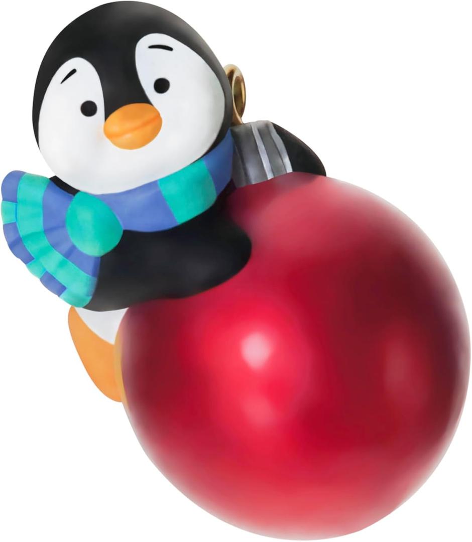Hallmark Keepsake Petite Penguins Mini Christmas Ornament (A Delightful Decoration) 1" Tiny Ornament for Tabletop Tree