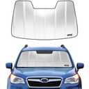 Pigenius Windshield Sunshade for Subaru Forester 2025-2026, Diamond Grid Seamless & Tear Resistant - Blocks Harsh Heat & Keeps Interior Cool Without Tearing