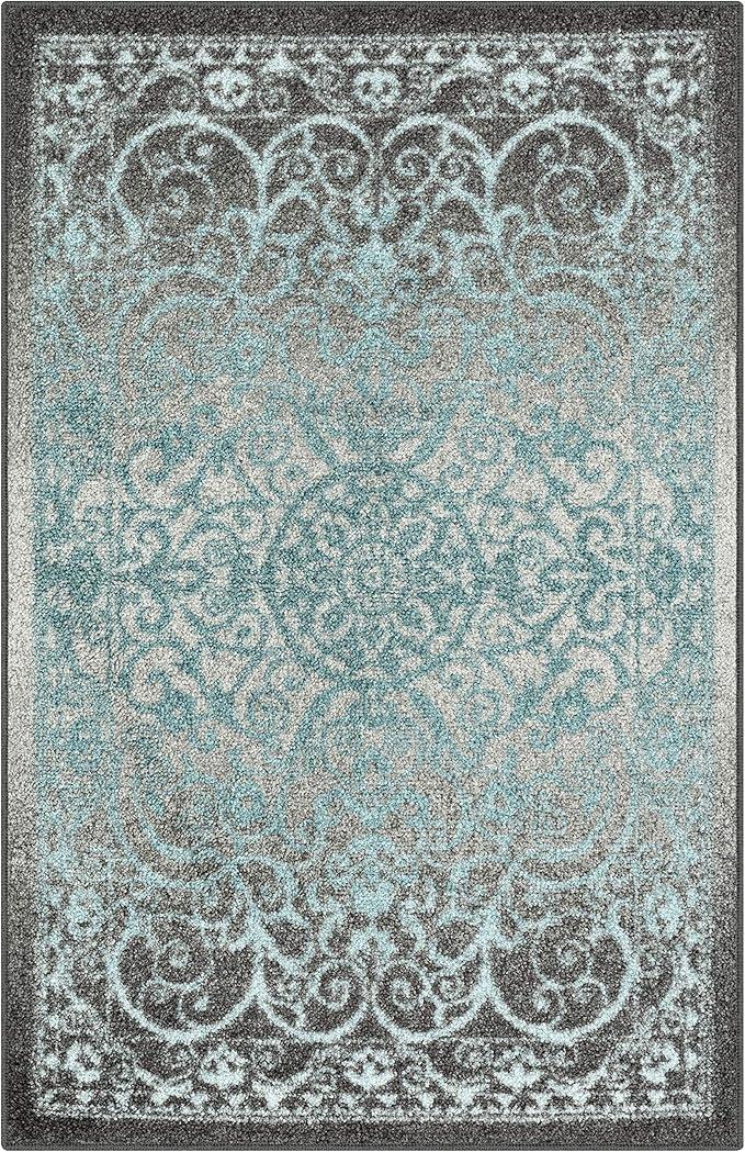 Pelham Vintage Medallion Area Rugs 20x34 Inch