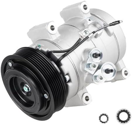 Air Condition AC Compressor with A/C Clutch Fit For Toyota Tacoma 2.7L 4.0L 2005 2006 2007 2008 2009 2010 2011 2012 2013 2014 2015, Without sensor, Replace CO 10835C