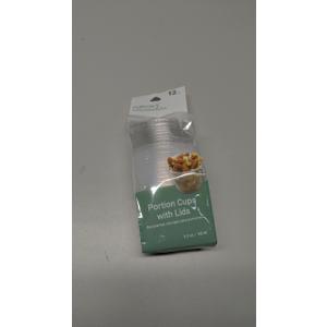 Portion Cups with Lids, Culinary Elements, 12 pack