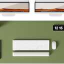YSAGi Leather Desk Pad Protector, Office Desk Mat, Large Mouse Pad, Non-Slip PU Leather Desk Blotter, Laptop Desk Pad, Waterproof Desk Writing Pad for Office and Home (Green, 47" x 17")