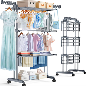 PurKeep Folding Drying Rack, Clothes Air Drying Rack
