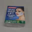 Stylia MaxiLift V-Line Lifting Collagen Face Mask - Double Chin Strap - Jawline Shaper - Neck Firming and Tightening Mask with Hyaluronic Acid & Aloe Vera - Chin Strap for Sleeping (10PC)