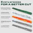 UDC Parts 103-6401 Mower Blades for Exmark 48 Inch 103-6401-S 103-6381-S 103-6381 103-6391-S 103-6391 103-6396 103-6396-S Lazer Z Turf Tracer Quest SP Vantage/High Lift Mulching / 3 Pack