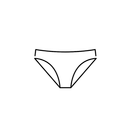 ANZERMIX Women's Tummy Control Pantie, Black, M
