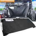 Soft Top Window Storage Bag for 2018-2024 Jeep Wrangler JL JLU Sports Sahara Freedom Rubicon Unlimited 2-Door & 4-Door Replace 68358392AC (Black)