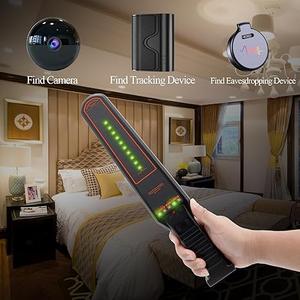 Hidden Camera Detector Camera Finder Bug Listening Devices Detector Tracker Detector Protect Your Privacy for Hotels Car Office Home Travel