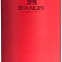 Stanley Adventure-To-Go Vacuum Bottle 1.4 qt | Wide Mouth with Leakproof Cup Lid | Keep Drinks Hot or Cold | Packable for Travel | Insulated Stainless Steel Thermal Bottle | BPA-Free | Chili Red