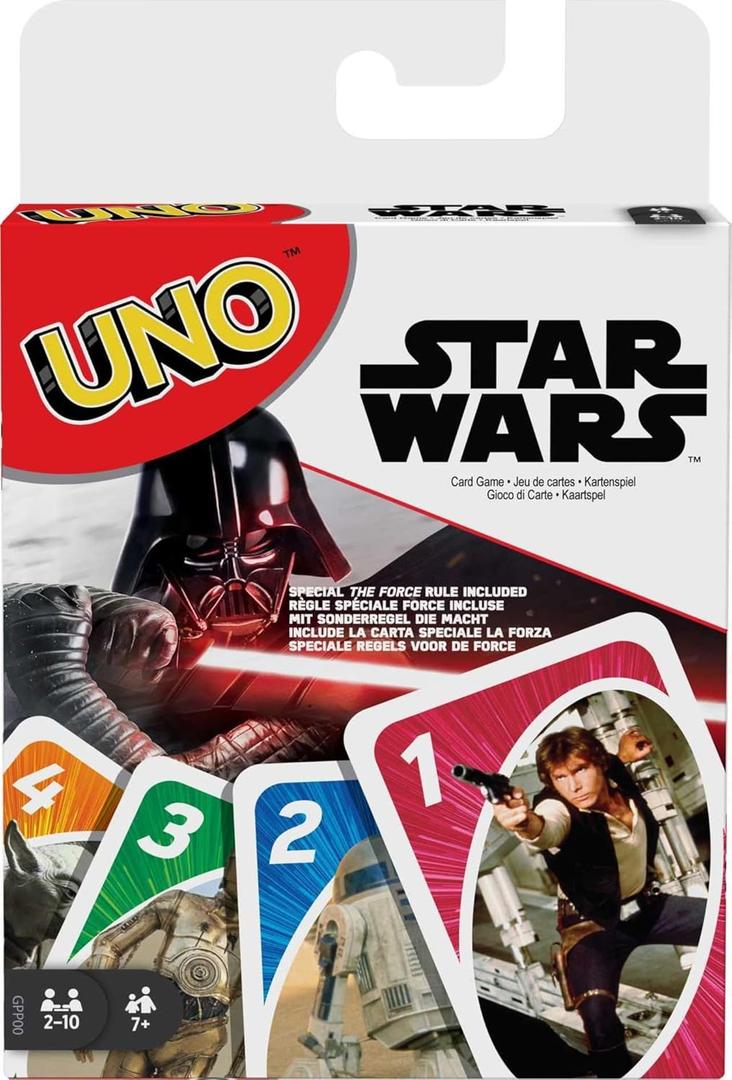 Mattel Games UNO Star Wars Card Game for Kids, Adults, Families & Parties, 2 to 10 Players