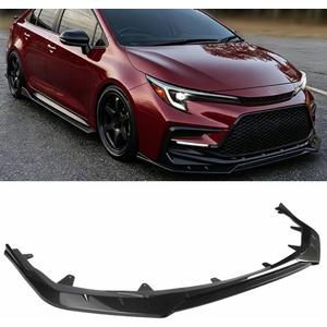 Front Lip Fits 2020-2026 Toyota Corolla, Carbon Fiber Look - WheelX