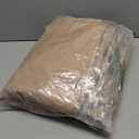 ULTCOVER Rectangular Patio Heavy Duty Table Cover - 600D Tough Canvas Waterproof Outdoor Dining Table and Chairs General Purpose Furniture Cover Size 76L x 54W x 28H inch (Brown)