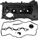 Engine Valve Cover with Gasket & Cap Replacement for Hyundai Sonata Santa Fe Sport Kia Optima 2.0L 2.4L 2011-2016 224102G710 224002G710 224002G670