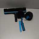 Poolvio 20" 2 in 1 Pool Brush Head for Swimming Pool, Heavy Duty Scrub Brush with EZ Clip & Wavy Nylon Bristles for Cleaning Pool Walls, Floors, Steps (Pole not Included)