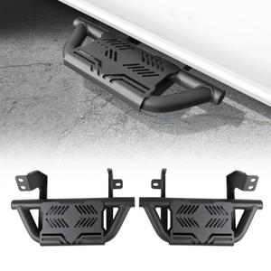 TRUMGETA 2PCS EZ Side Steps Fit for 2024 2025 2026 Toyota Tacoma Double Cab/Xtra Cab Front Doors Running Boards 350 LBS