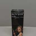 Round Hair Blow Dryer Brush - 1.2 Inch Ceramic Barrel Hair Dryer Brush for Short/Middle Hair, One Easy Step Drying, Volumizing, Straightening and Styling, Negative Ionic Dryer Brush