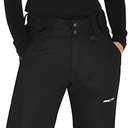 Arctix womens Insulated Snow Pants (L /33" Inseam, Black)