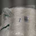 2 Pack Square Seat Cushion Chair Pads for Kitchen Dining Chairs, Soft Comfort Velvet Chair Mat Pillow Cushions with Ties for Office Desk Living Room Tatami 15.5", Ivory