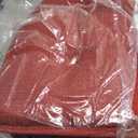 Non-Slip Chair Cushions, Assembled in USA, U-Shaped Skid-Proof Seat Pads for Dining Room, Kitchen, Office, 15"x16" (4 Pack, Solid Flame Red)